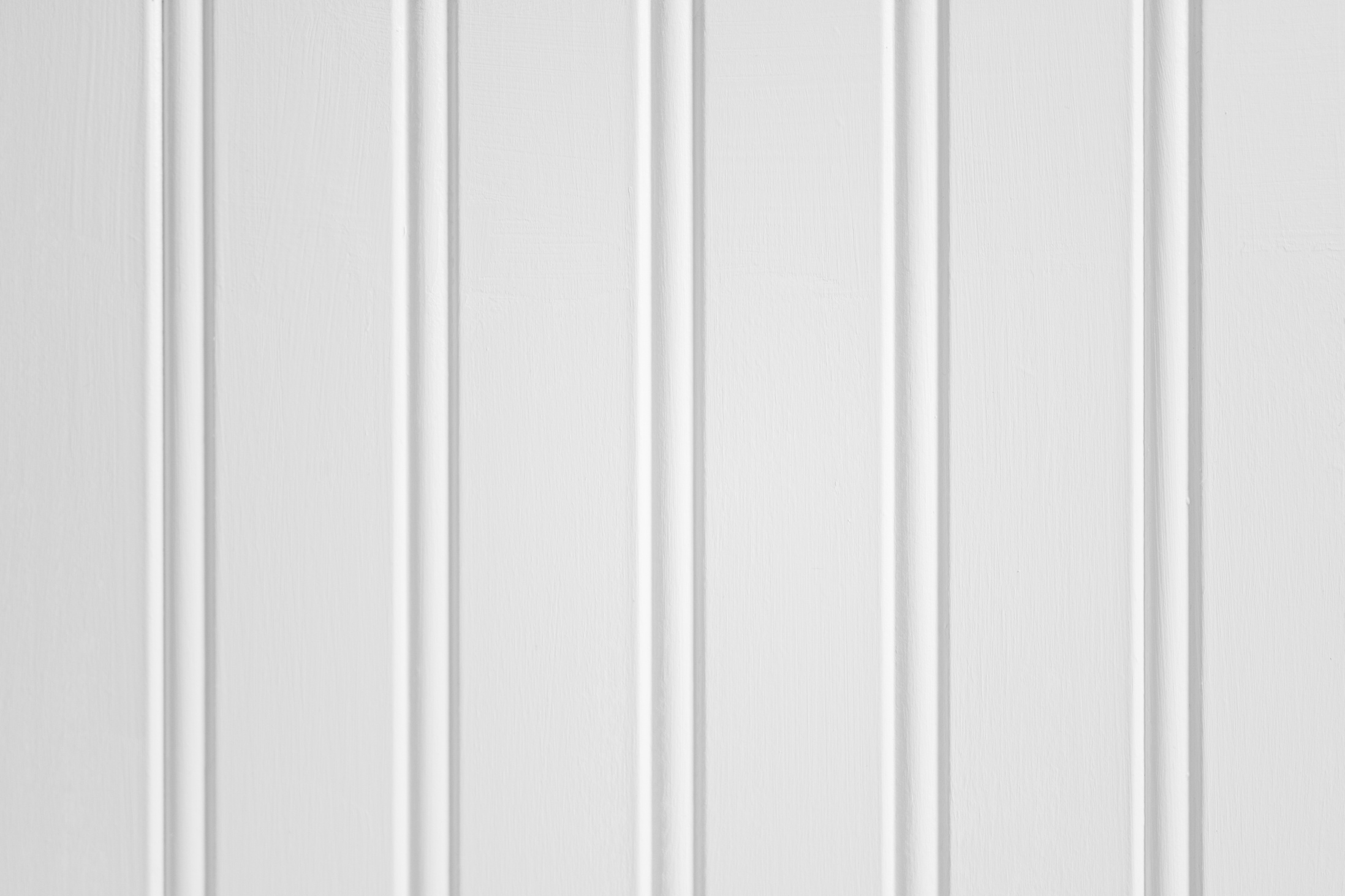 White wainscot or bead board